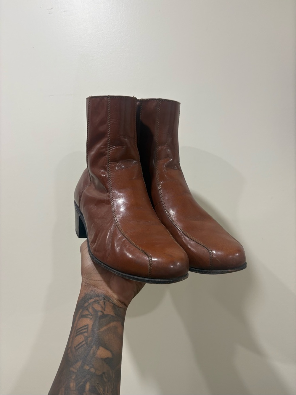 Vintage Leather Florsheim Chelsea Boots